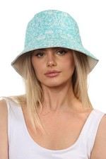 Ladies Floral Print Bucket Hat