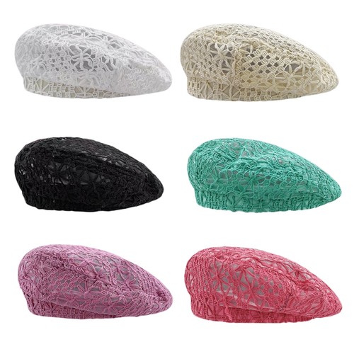 Beret hats vintage creamy - in,
