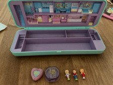 Vintage Polly Pocket Pencil Case 1990 Bluebird Toys Part Complete