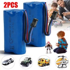 2x 7.4V Rechargeable 3000mah