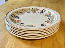 SET 6x Wedgewood Roseberry Dinner Plater 27cm Dia VGC  OTT
