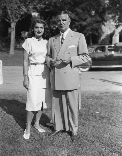 Jacqueline bouvier standing - jacqueline, a
