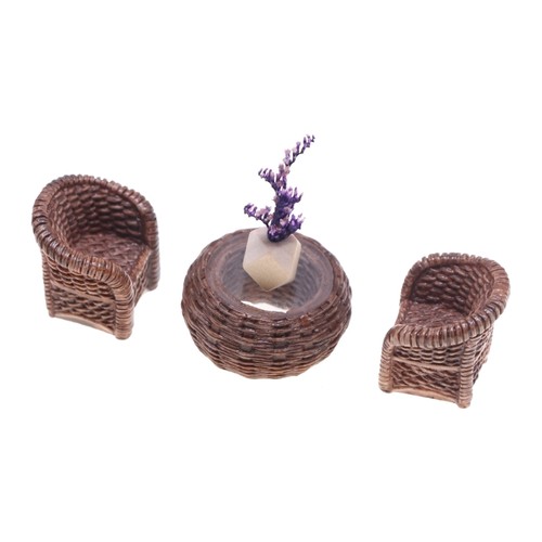 Miniature rattan resin - resin, side