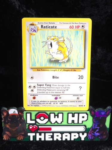 Raticate 102 base set 1999 - base,