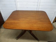 Mahogany tilt top loo - mahogany,