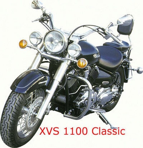 Chromed steel engine guard - steel,