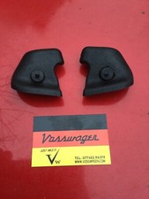 VW GOLF MK1 CONVERTIBLE CABRIOLET PAIR FRONT ROOF LOCK BRACKET CAPS COVERS TRIMS