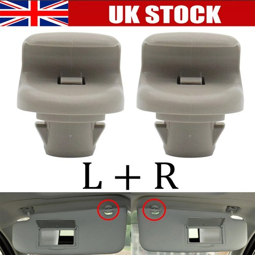 Pair sun visor clip holder - visor,