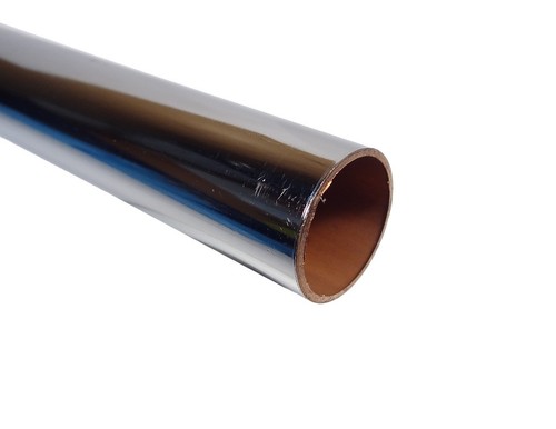 Chrome plated 22mm copper pipe - chrome,