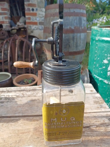 Vintage german butter churn - german,