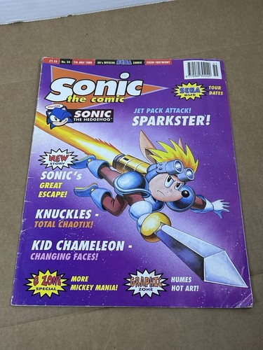 1995 sonic the - sonic, comic