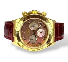 ROLEX Daytona - 116518 - 2008 - Black MOP dial - Box and Papers - Yellow Gold