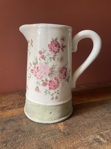 Large floral rose crackle - large,