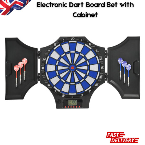 Electronic dart board set - board,