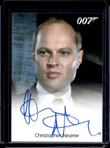 James bond 007 signed auto - james,