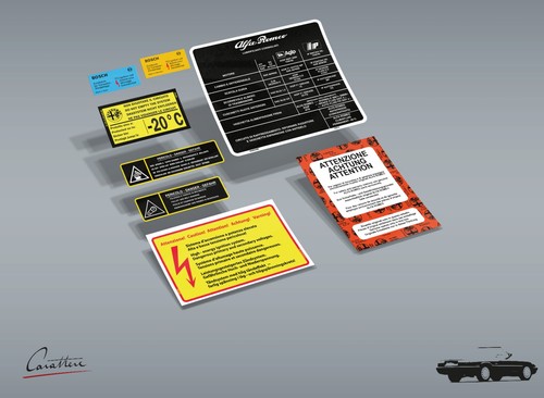 Sticker kit alfa - romeo, spider