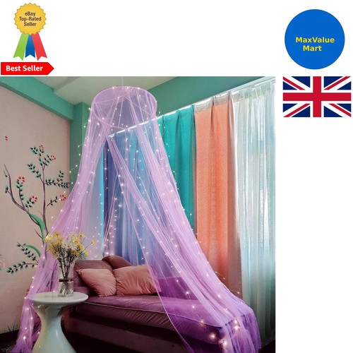 Magical purple bed canopy - bed,