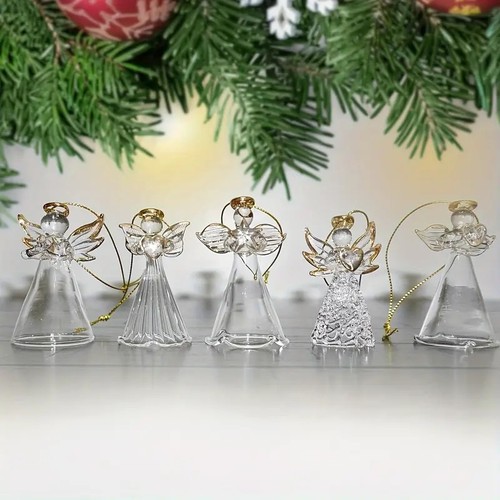 Gold clear glass - gold, angel