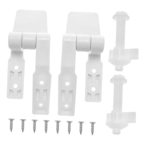 Universal white plastic toilet - white,