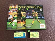 Norwich City 1993 In Europe 3x