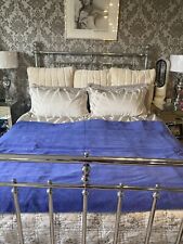 House Of Fraser Blue Medium Sofa size throw Reversible