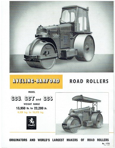 Aveling barford gcs gct - aveling, gcu