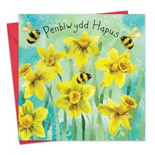 Welsh Happy Birthday Card -