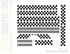 Checker Checks Stickers Set
