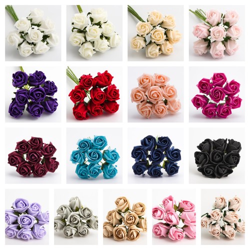 Small 3cm foam roses - roses,