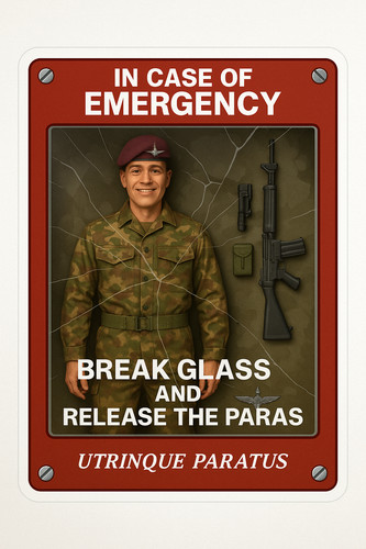 Parachute regiment break - parachute, “break