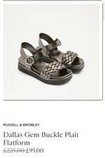 Russell & Bromley Dallas sandals Size 4 (37)