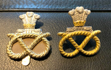 Staffordshire Regiment  Cap Badge x2 Genuine