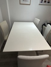 White Gloss Extendable Dining