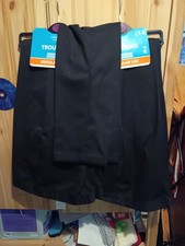 black school 5x trousers 14-15 from asda george