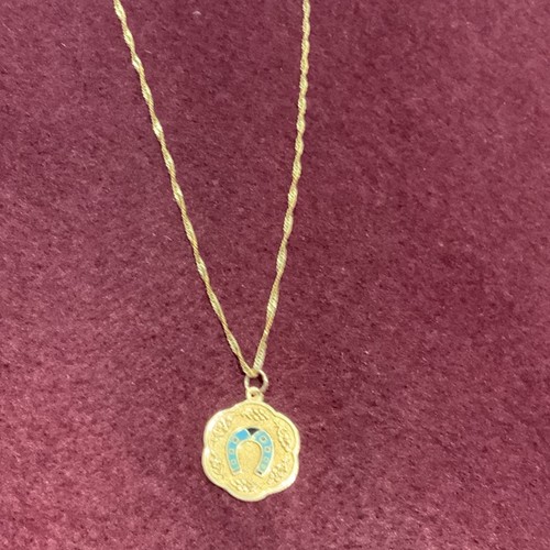 Vintage 14k gold necklace - vintage,