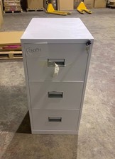 White 3 Drawer Filing Cabinet