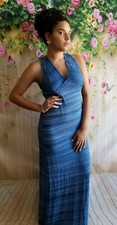 Long Maxi Blue Dress - FREE