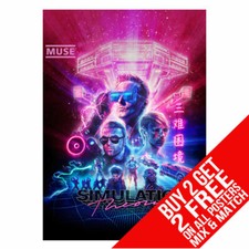MUSE BB1 SIMULATION THEORY POSTER ART PRINT A4 A3 SIZE BUY 2 GET ANY 2 FREE