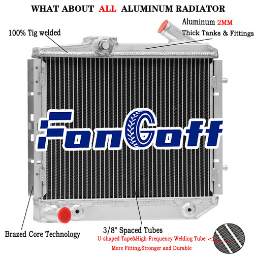 Aluminium radiator for - radiator,
