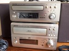 Denon Cassette Deck/CD Player/Radio/Speakers/Remote - UD-M50/DRR M30
