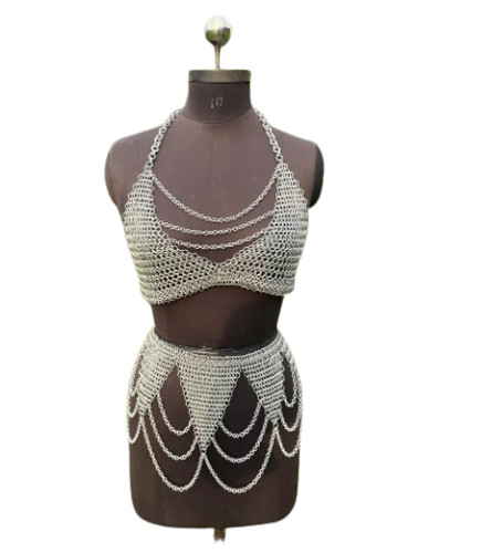 Medieval aluminum chainmail - aluminum,