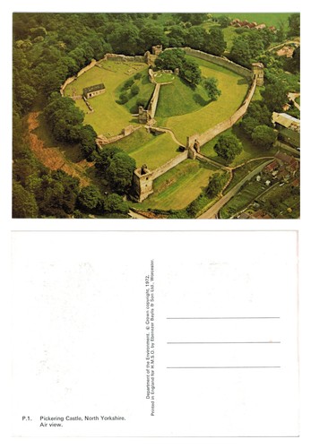Postcard pickering castle - postcard,