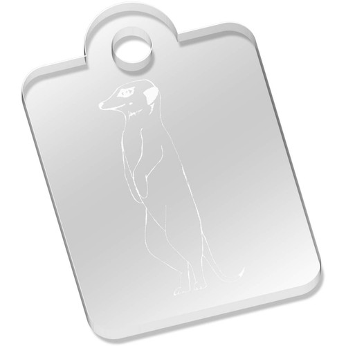 Meerkat acrylic keyring - 'meerkat',