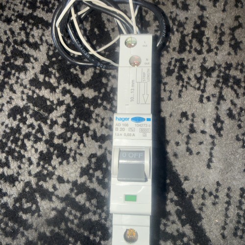 Hager rcbo mcb ad 108 - 30,