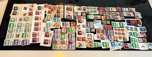 Unfranked stamps off - on,