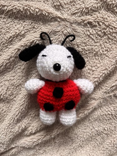 Crochet ladybird snoopy - ladybird,