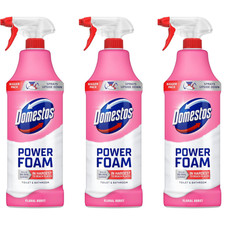 Domestos Power Foam Toilet & Bathroom Cleaner Spray Floral Burst 450ml