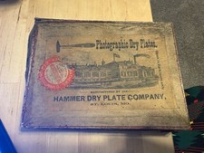 Vintage Photographic Dry Plates Hammer Dry Plate Co. 5 X 7”  W/ 13 Developed Pic