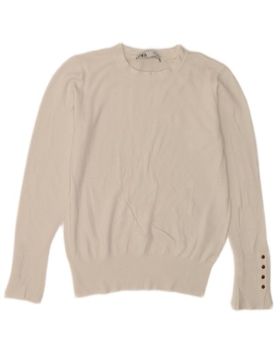 Zara womens crew neck jumper - neck,