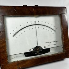 Pye Panel Analog Meter Taut Band Suspension In Wood Case